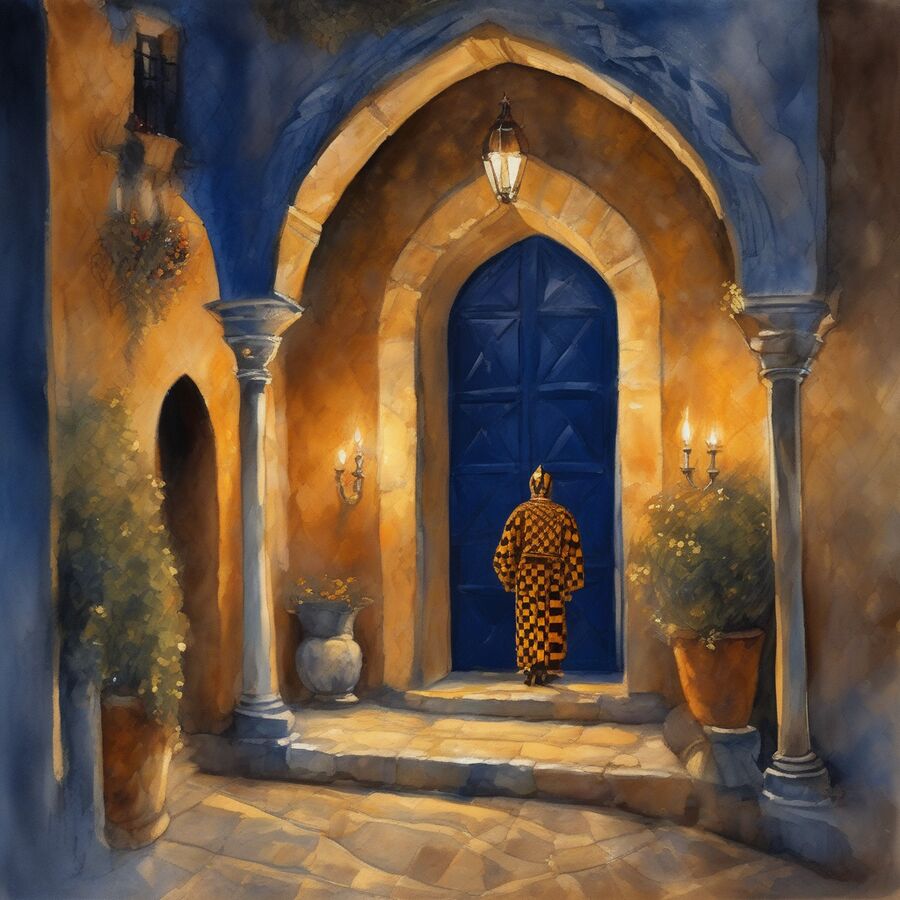La entrada de la villa / The village entrance